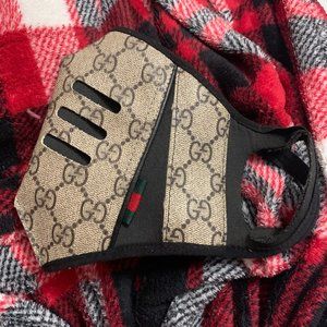 Upcycled Gucci Face Mask